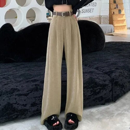 Corduroy Wide Leg Pants