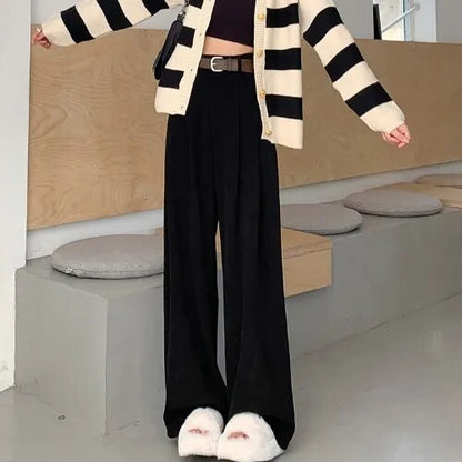 Corduroy Wide Leg Pants