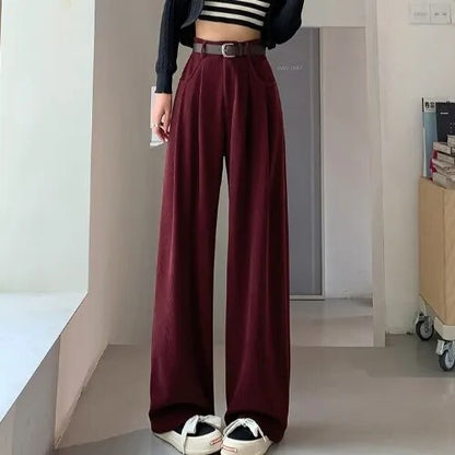 Corduroy Wide Leg Pants