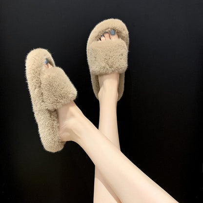 Women's Fuzzy Slippers